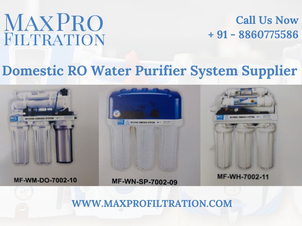 Domestic RO Water Purifier System Supplier